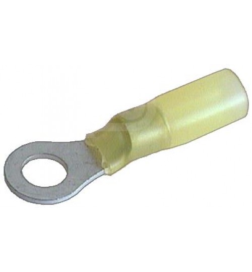 Heat Shrink Insulated Yellow Ring Terminal 10mm 191692